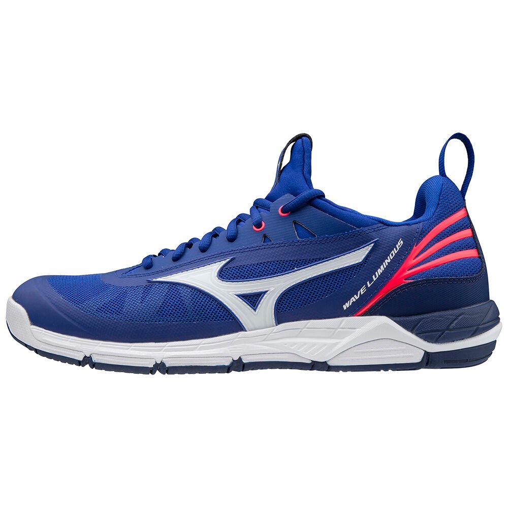 Scarpe Volley Mizuno Wave Luminous Donna - Blu/Bianche/Rosa - 02519-MGBW